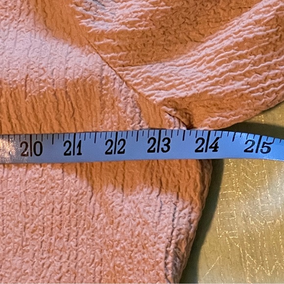 Appleseed's Women's XL Beige Tan Two-Piece Button-Up Top & Cropped Pants EUC - Picture 9 of 16